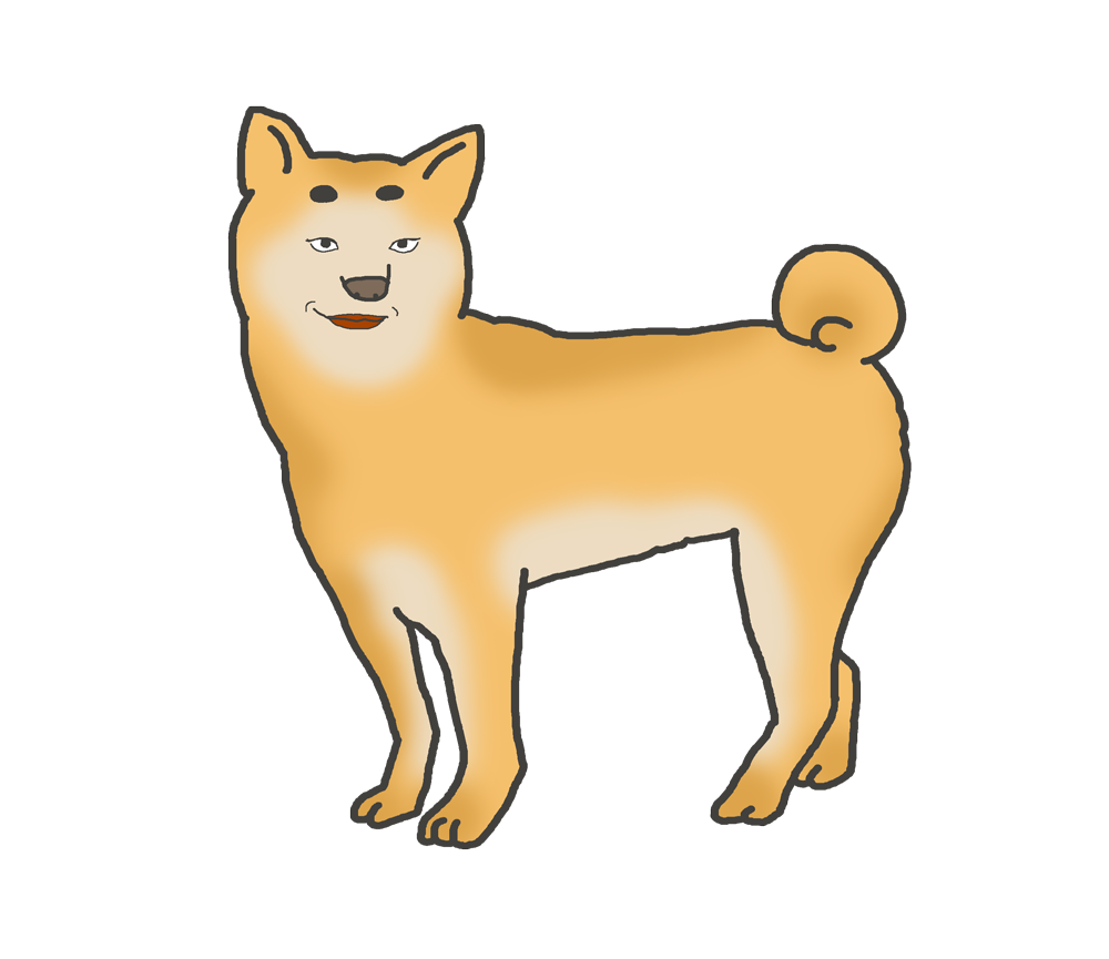 都市伝説 人面犬のイラスト イラストの里