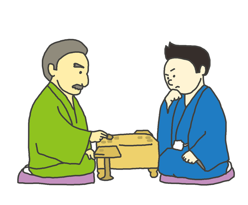 棋士のイラスト