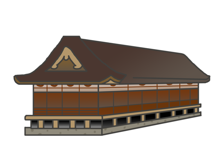 三十三間堂のイラスト イラストの里