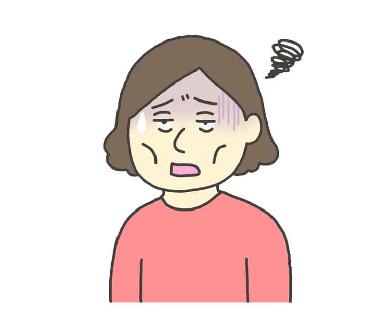 疲れきった表情の女性のイラスト イラストの里 疲れきった表情の女性のイラスト イラストの里