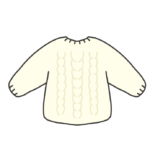ニットのセーターのイラスト