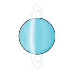 天王星のイラスト