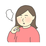 喫煙する女性のイラスト