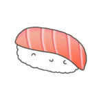 お寿司の大トロのイラスト