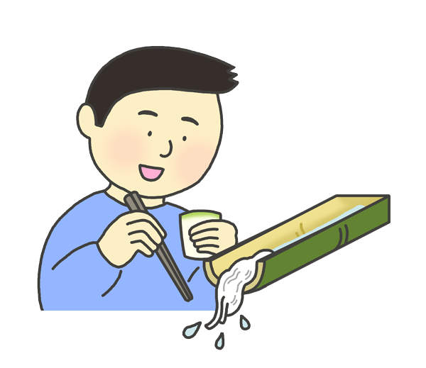 ベスト 流しそうめん イラスト Png