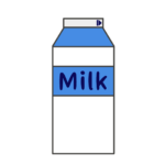 牛乳のイラスト