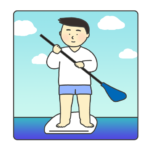 SUPのイラスト