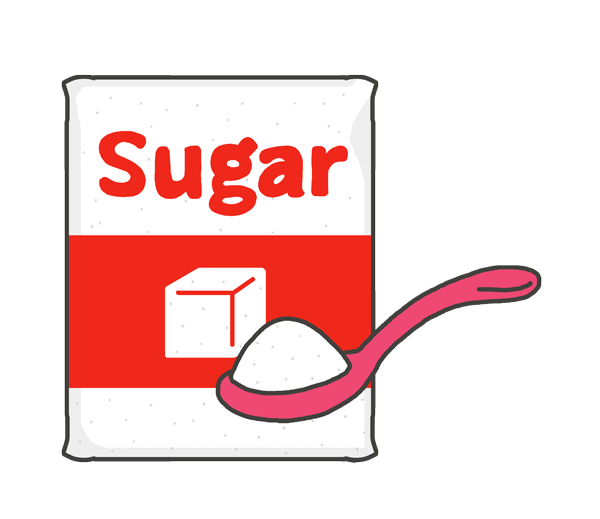 砂糖のイラスト
